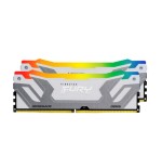 35112-MEMORIA KINGSTON 48GB 8400MT/S DDR5 CL40 CUDIMM (KIT OF 2) FURY RENEGADE RGB WHITE XMP - KF584CU40RWAK2-48