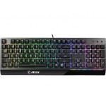 35124-MSI Vigor GK30 teclado USB QWERTY Espanol Negro