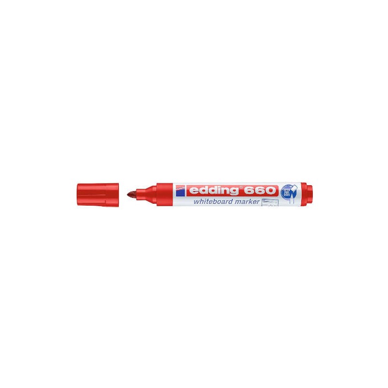 3516-MARCADOR PIZARRA BLANCA 660 1,5-3MM ROJO EDDING 660-02 3516-MARCADOR PIZARRA BLANCA 660 1,5-3MM ROJO EDDING 660-02