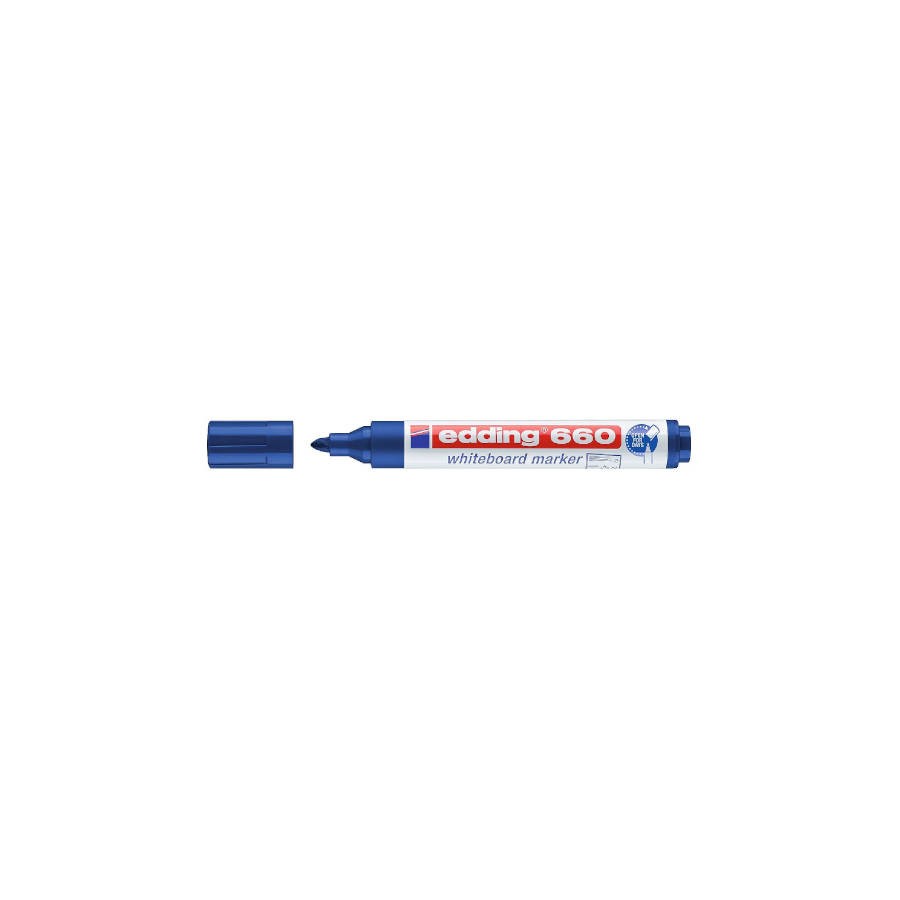 3517-MARCADOR PIZARRA BLANCA 660 1,5-3MM AZUL EDDING 660-03