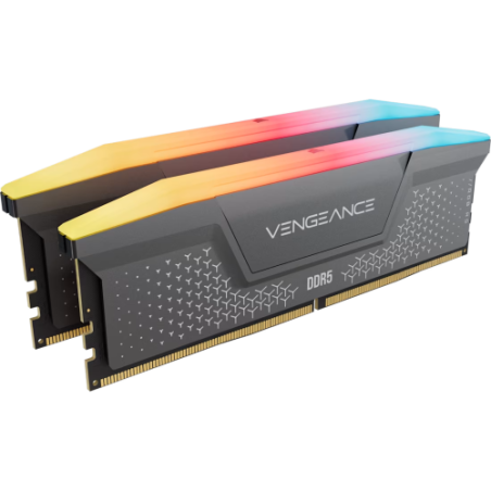35266-MEMORIA CORSAIR DDR5 64GB 2X32GB PC5600 VENGEANCE RGB CMG64GX5M2B5600Z40