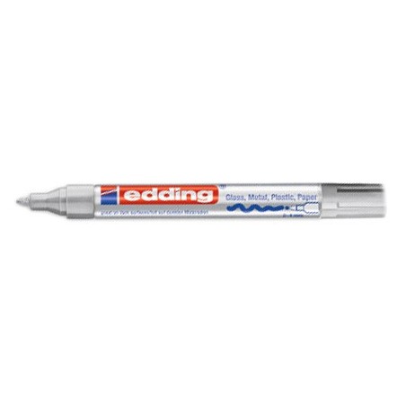 3529-MARCADOR PERMANENTE 2-4MM 750 PLATA EDDING 750-54