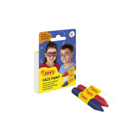 35296-SET MAQUILLAJE FACE PAINT ESTUCHE DE 3 BARRAS ADVENTURE JOVI 175AD