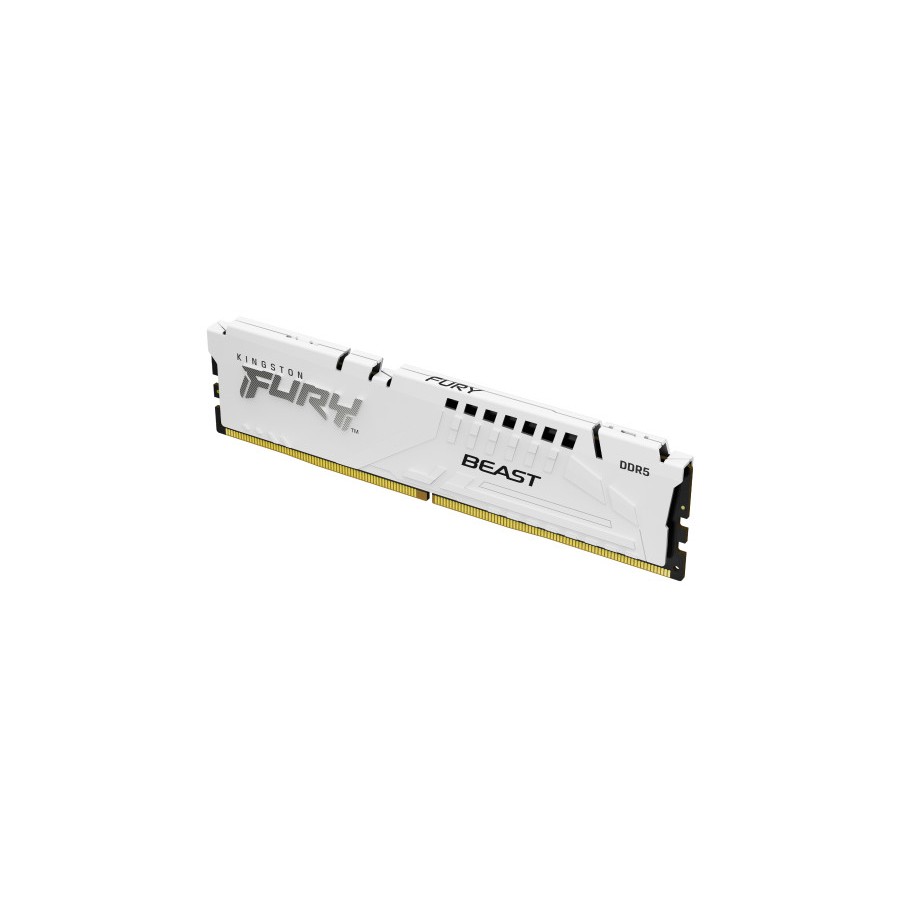 35397-MEMORIA KINGSTON 16GB 6000MT/S DDR5 CL36  FURY BEAST WHITE EXPO - KF560C36BWE2-16