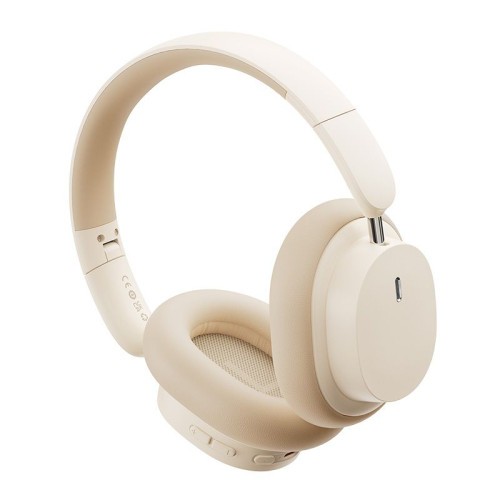 35435-BASEUS BOWIE D05 WIRELESS HEADPHONES CREAMY-WHITE