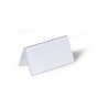 3544-CAJA DE 25 PORTANOMBRES RIGIDOS PVC 104X100MM DURABLE 8051-19