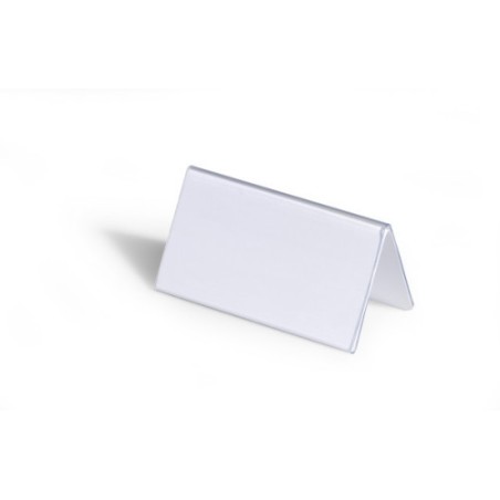3545-CAJA DE 25 PORTANOMBRES RIGIDOS PVC 104X100MM DURABLE 8051-19