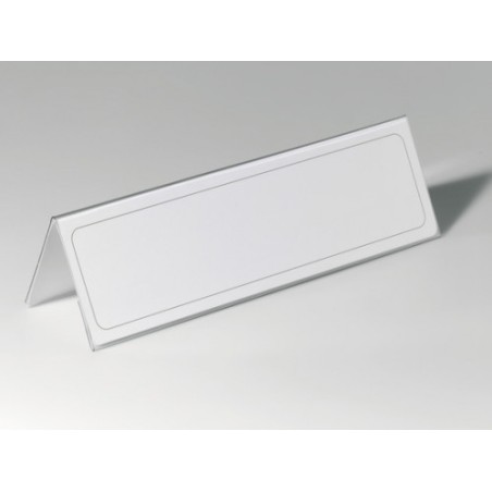 3546-CAJA DE 25 PORTANOMBRES RIGIDOS PVC 210X297MM DURABLE 8053-19