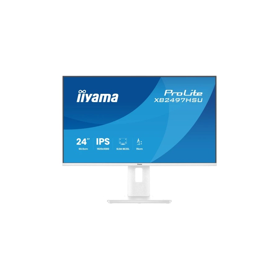 35495-MONITOR IIYAMA PANTALLA PARA PC 60,5 CM (23,8") 1920 X 1080 PIXELES FULL HD LED PANEL IPS COLOR BLANCO AJUSTABLE H
