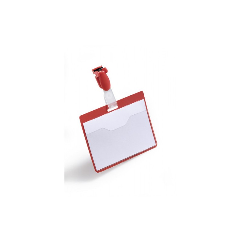 3552-CAJA DE 25 IDENTIFICADORES CON PINZA ROJO 60X90 DURABLE 8106-03 3552-CAJA DE 25 IDENTIFICADORES CON PINZA ROJO 60X90 DURABLE 8106-03