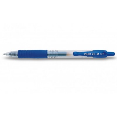 BOLIGRAFO ROLLER GEL RETRACG 2 AZUL PILOT BL G2 7 L