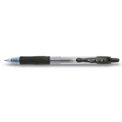 BOLIGRAFO ROLLER GEL RETRACG 2 NEGRO PILOT BL G2 7 B