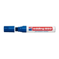 3571-MARCADOR PERMANENTE PUNTA BISELADA 5-16MM 850 AZUL EDDING 850-03