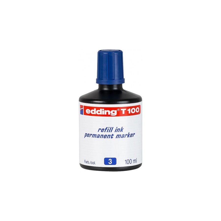 3580-FRASCO TINTA PARA RELLENAR 100ML AZUL EDDING T100-03 3580-FRASCO TINTA PARA RELLENAR 100ML AZUL EDDING T100-03
