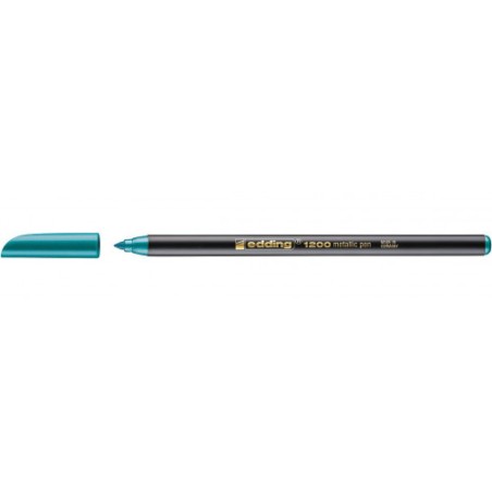3584-ROTULADOR PUNTA FINA 1200 VERDE METALICO EDDING 1200-074