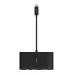 35843-Belkin AVC005BTBK base para portatil y replicador de puertos Alambrico USB 3.2 Gen 1 (3.1 Gen 1) Type-C Negro