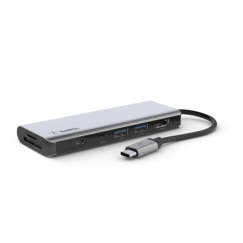 35844-Belkin AVC009btSGY USB 3.2 Gen 1 (3.1 Gen 1) Type-C Plata