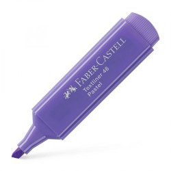3595-MARCADOR FLUOR TEXTLINER LILA PASTEL FABER CASTELL 154656