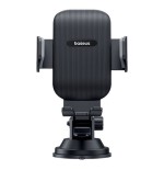 36053-BASEUS ULTRACONTROL GO SERIES CLAMP-TYPE PHONE HOLDER (SUCTION CUP VERSION) CLUSTER BLACK