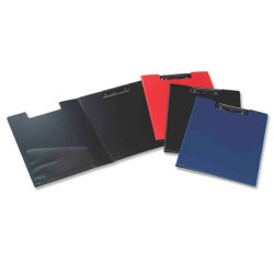 3617-CARPETA PORTABLOC CLIP CON TAPA EN COLOR NEGRO PARDO 213101