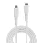 36250-Lindy 31315 cable de conector Lightning 0,5 m Blanco
