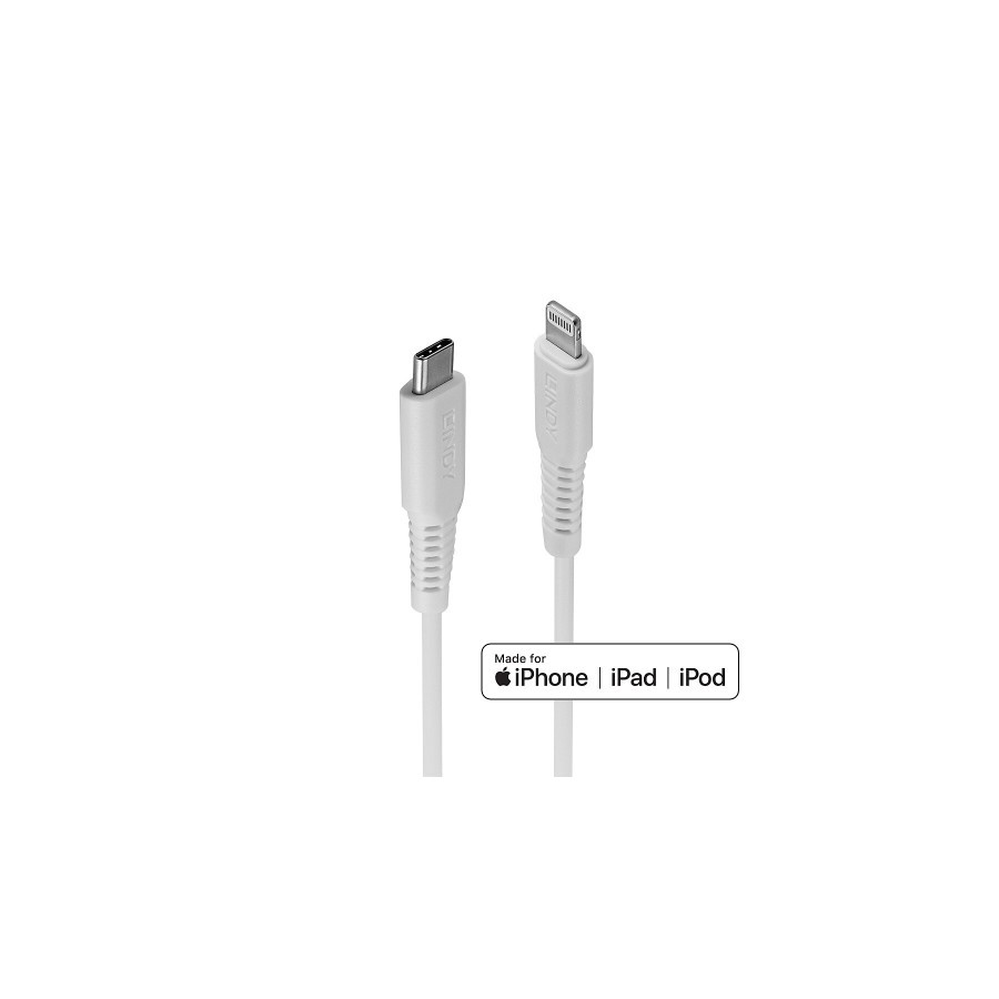 36253-Lindy 31317 cable de conector Lightning 2 m Blanco