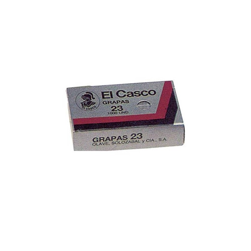 3635-CAJA DE 1000 GRAPAS GALVANIZADAS MODELO 23/6G EL CASCO 1G00231