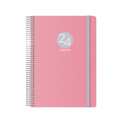 AGENDA 2024 MEMPHIS DiA PaGINA 15 X 21 CM MODELO ROSA DOHE 12688 24