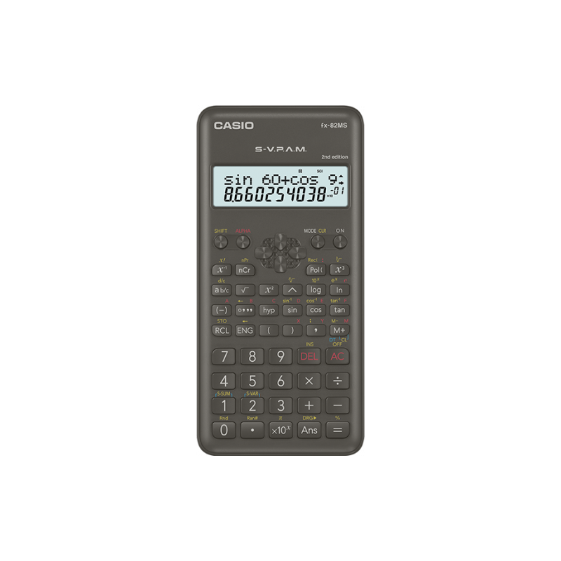 3643-CALCULADORA CIENTIFICA DE 12 DIGITOS CASIO FX-82MS-2-W-ET-B 3643-CALCULADORA CIENTIFICA DE 12 DIGITOS CASIO FX-82MS-2-W-ET-B