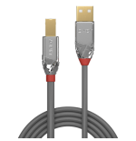 36460-Lindy 36641 cable USB USB 2.0 1 m USB A USB B Gris