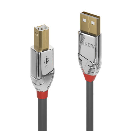 36467-Lindy 36645 cable USB USB 2.0 7,5 m USB A USB B Gris