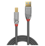 36484-Lindy 36662 cable USB USB 3.2 Gen 1 (3.1 Gen 1) 2 m USB A USB B Gris