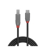 36492-Lindy 36666 cable USB USB 3.2 Gen 1 (3.1 Gen 1) 1 m USB C USB B Negro