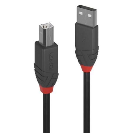 36503-Lindy 36673 cable USB USB 2.0 2 m USB A USB B Negro