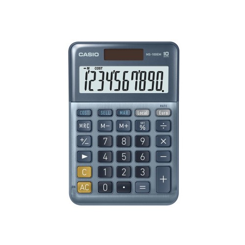 3652-CALCULADORA DE SOBREMESA DE 10 DIGITOS CASIO MS-100EM