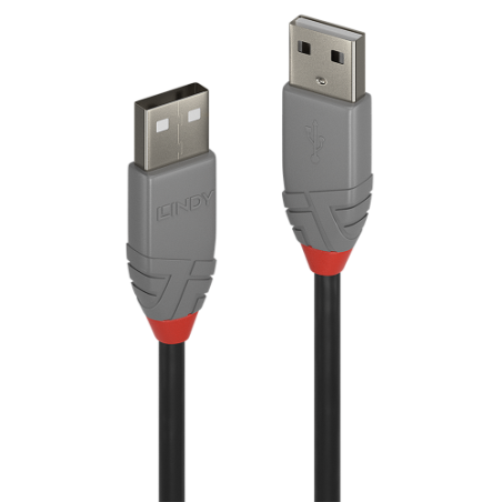36529-Lindy 36693 cable USB USB 2.0 2 m USB A Negro, Verde, Rojo