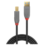 36592-Lindy 36744 cable USB USB 3.2 Gen 1 (3.1 Gen 1) 5 m USB A USB B Negro