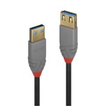 36605-Lindy 36761 cable USB USB 3.2 Gen 1 (3.1 Gen 1) 1 m USB A Negro