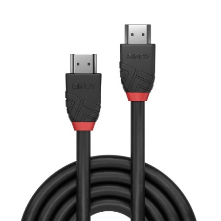 36628-Lindy 36774 cable HDMI 5 m HDMI tipo A (Estandar) 3 x HDMI Type A (Standard) Negro