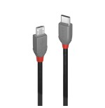 36651-Lindy 36893 cable USB USB 2.0 3 m USB C Micro-USB B Negro
