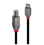 36701-Lindy 36940 cable USB USB 2.0 0,5 m USB C USB B Negro