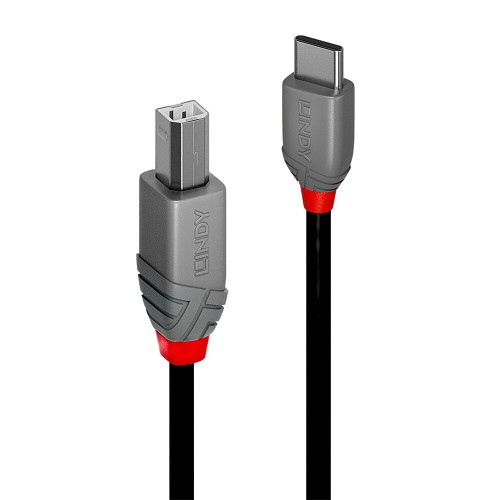 36707-Lindy 36943 cable USB USB 2.0 3 m USB C USB B Negro