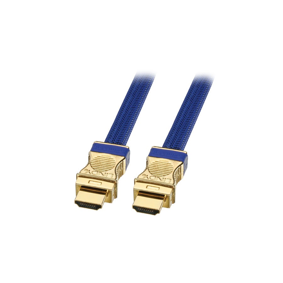 36764-Lindy 3m Gold HDMI Cable cable HDMI HDMI tipo A (Estandar) Azul