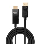 36901-Lindy 40926 adaptador de cable de video 2 m DisplayPort HDMI tipo A (Estandar) Negro