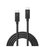 36950-Lindy 41556 cable Thunderbolt 1 m 20 Gbit/s Negro