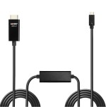 37028-Lindy 43315 adaptador de cable de video 5 m USB Tipo C HDMI tipo A (Estandar) Negro