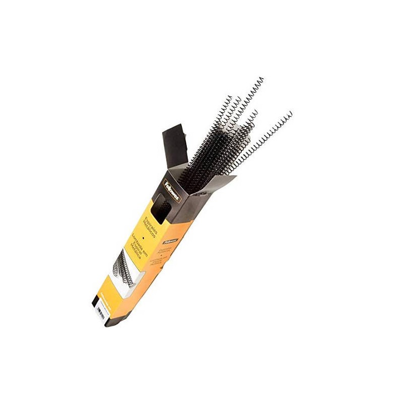 372-PACK 100 ESPIRALES METALICAS 8 MM. NEGRO FELLOWES 5110101 372-PACK 100 ESPIRALES METALICAS 8 MM. NEGRO FELLOWES 5110101
