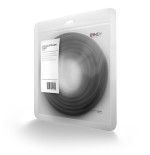 37285-Lindy 47176 cable de red Negro 0,5 m Cat6a S/FTP (S-STP)