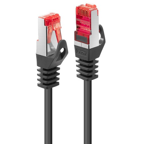 37479-Lindy 47371 cable de red Negro 0,5 m Cat6 S/FTP (S-STP)