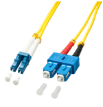 37575-Lindy 47476 Cable de fibra optica e InfiniBand 20 m LC SC Amarillo